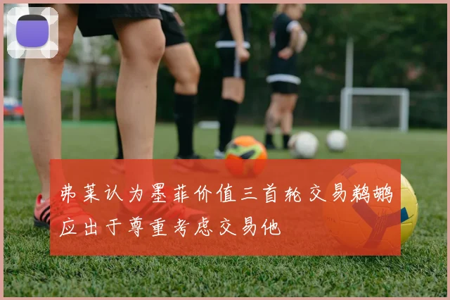 弗莱认为墨菲价值三首轮交易鹈鹕应出于尊重考虑交易他