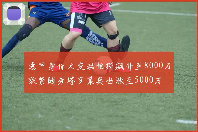 意甲身价大变动帕斯飙升至8000万欧紧随劳塔罗莱奥也涨至5000万
